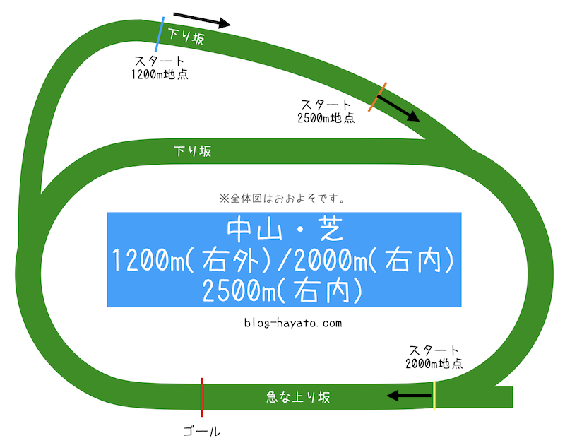 ウマ娘/中山レース場/全体図