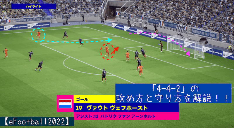 Efootball22 4 4 2 の攻め方と守り方を解説 Blog Hayato